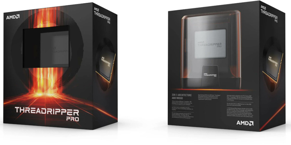 AMD Threadripper Pro 5000WX packagaing