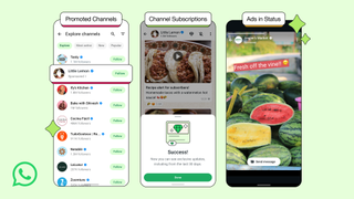 WhatsApp's new ads on phone screens