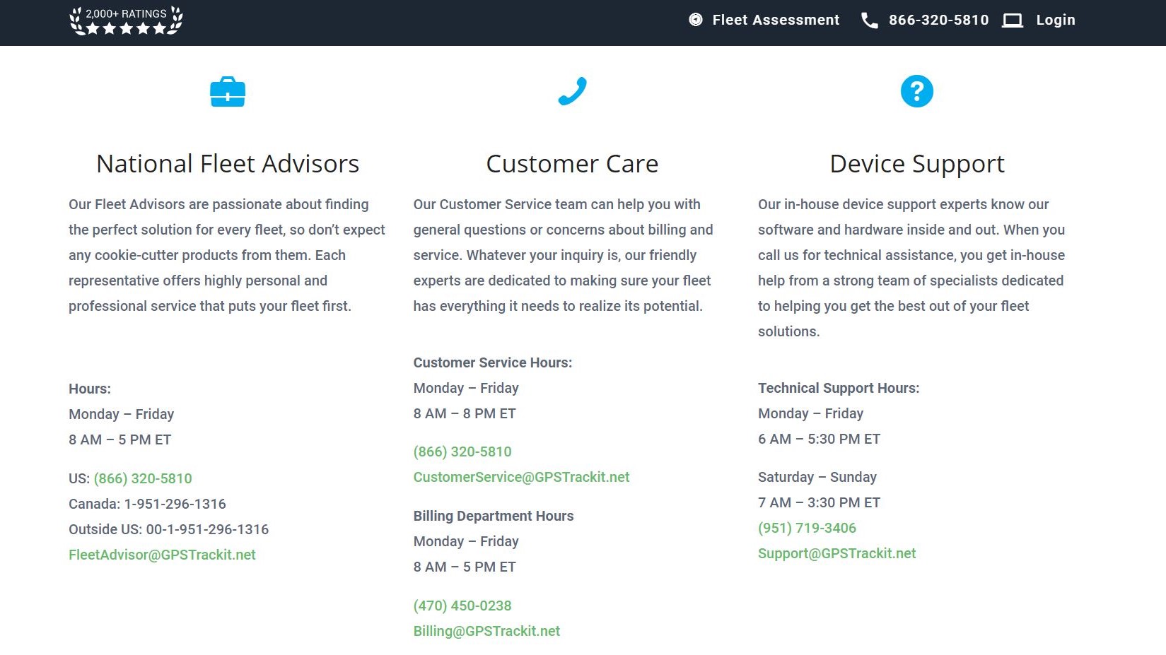 GPSTrackit support