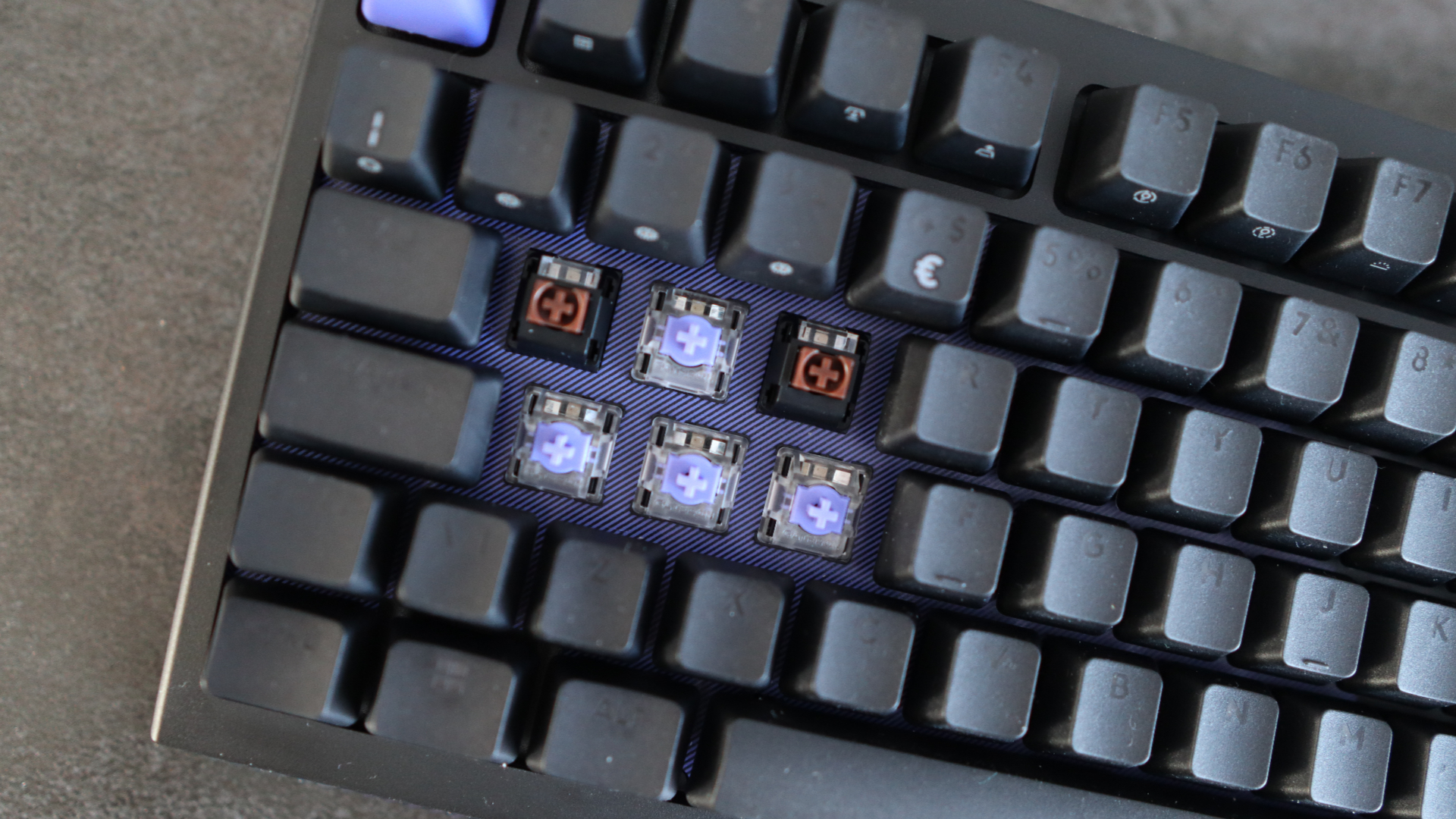 Logitech G512 X gaming keyboard on desk