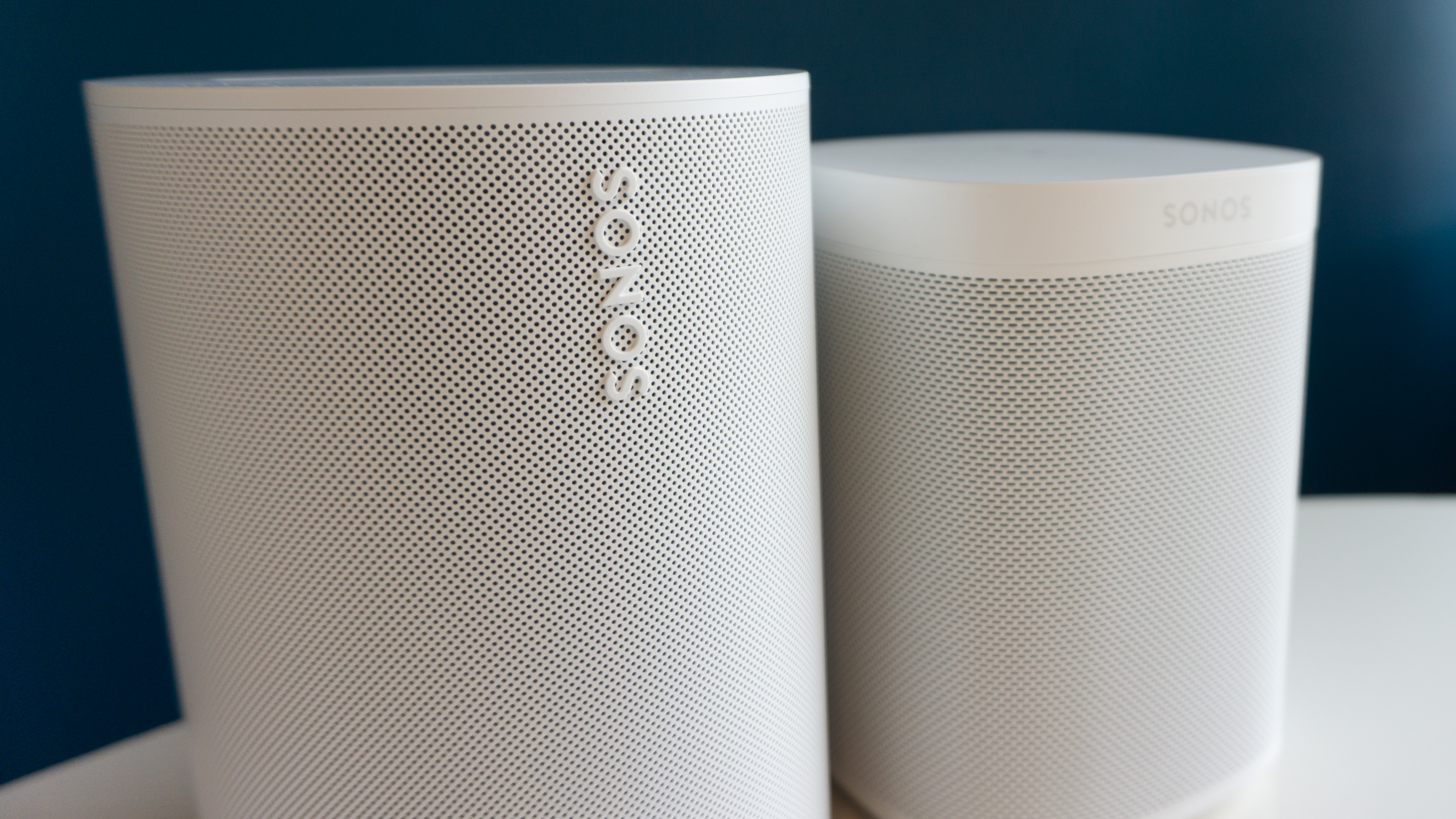 Sonos Era 100 on white table
