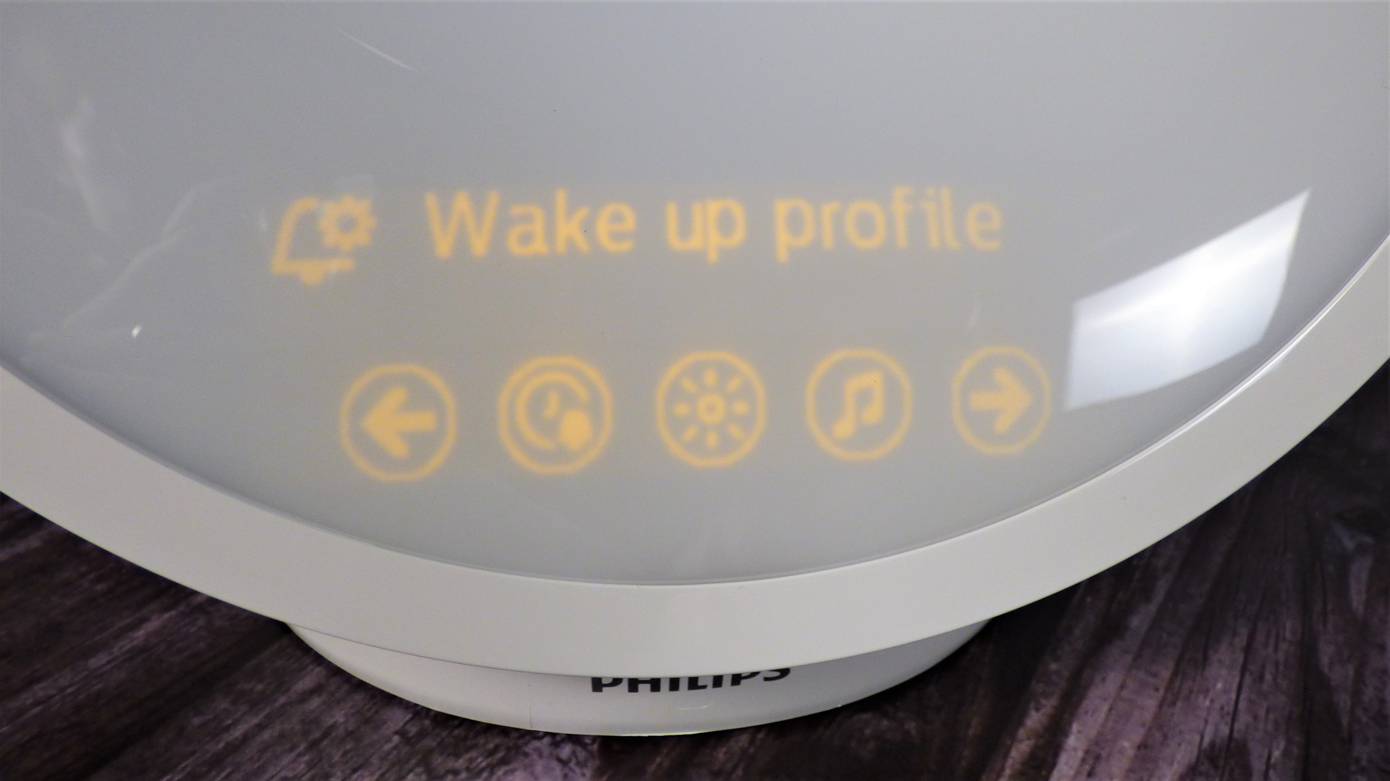 Philips SmartSleep touchscreen controls