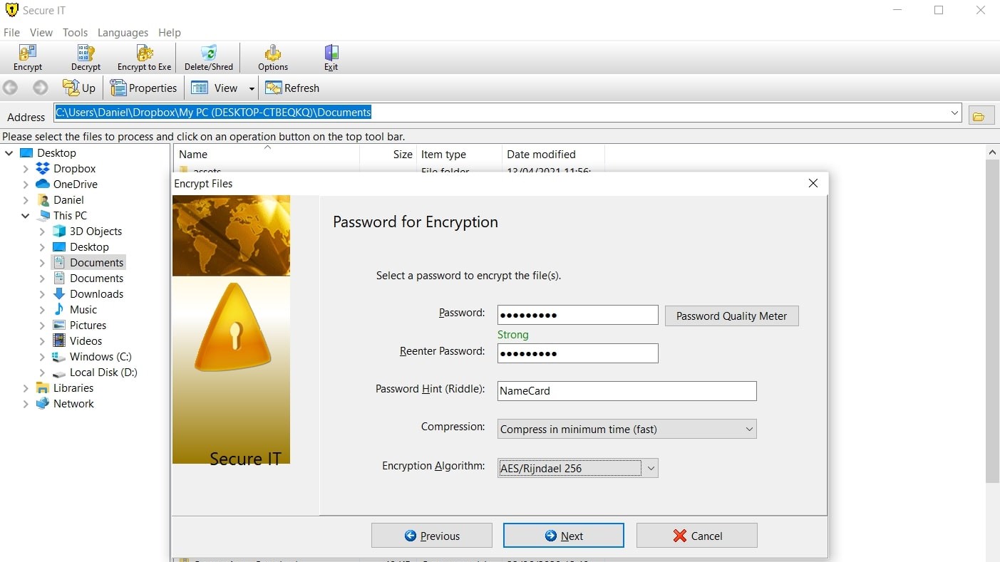 Encrypting Files