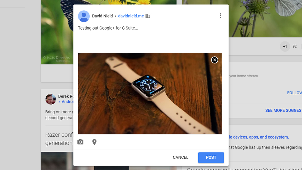 Google+ for G Suite
