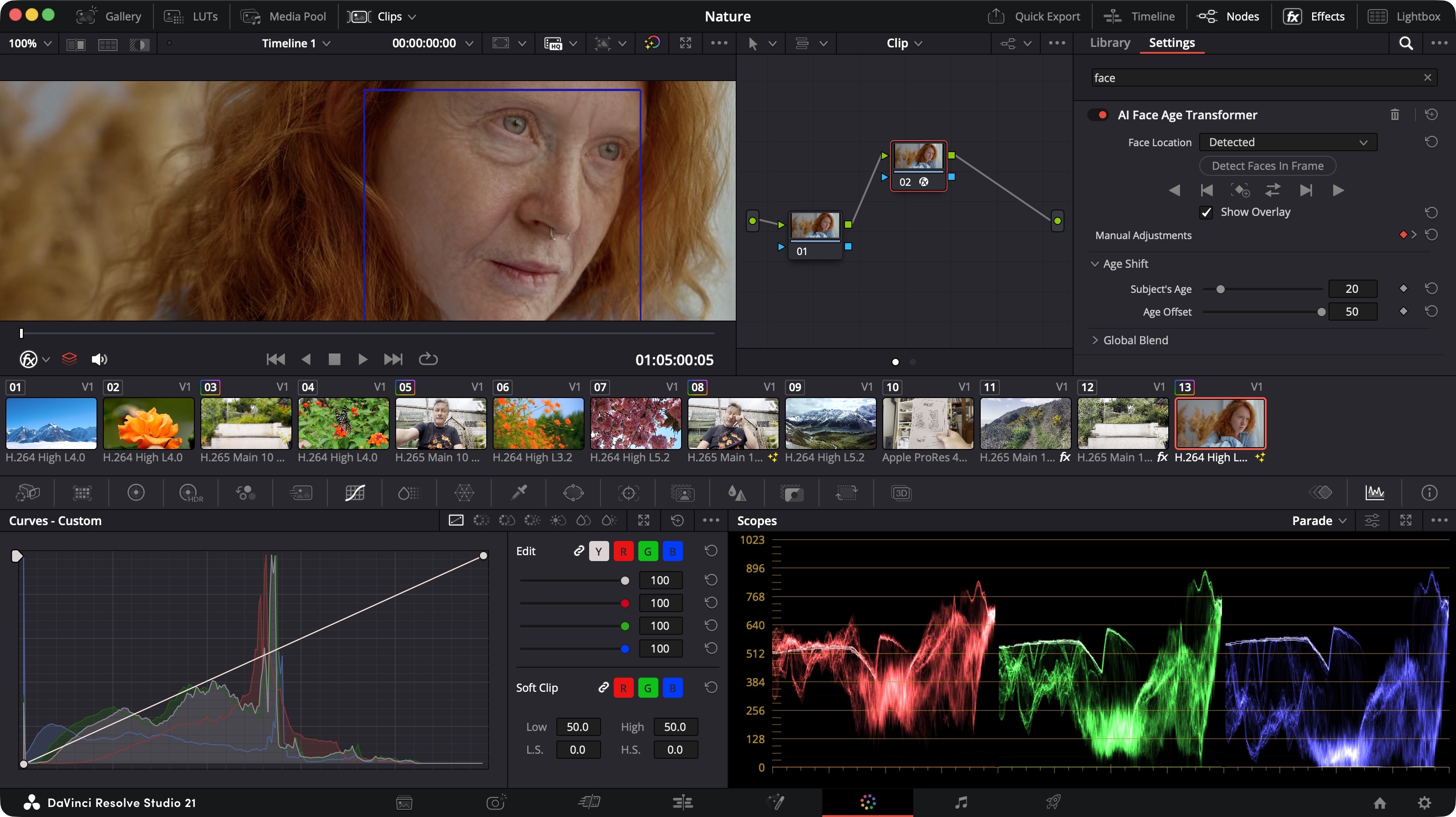 Using Blackmagic Design's Resolve Studio 21 during our review process