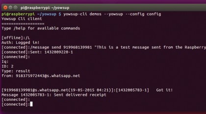 How to control a Raspberry Pi using WhatsApp