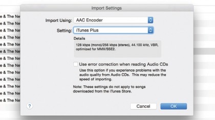 5. Import a CD