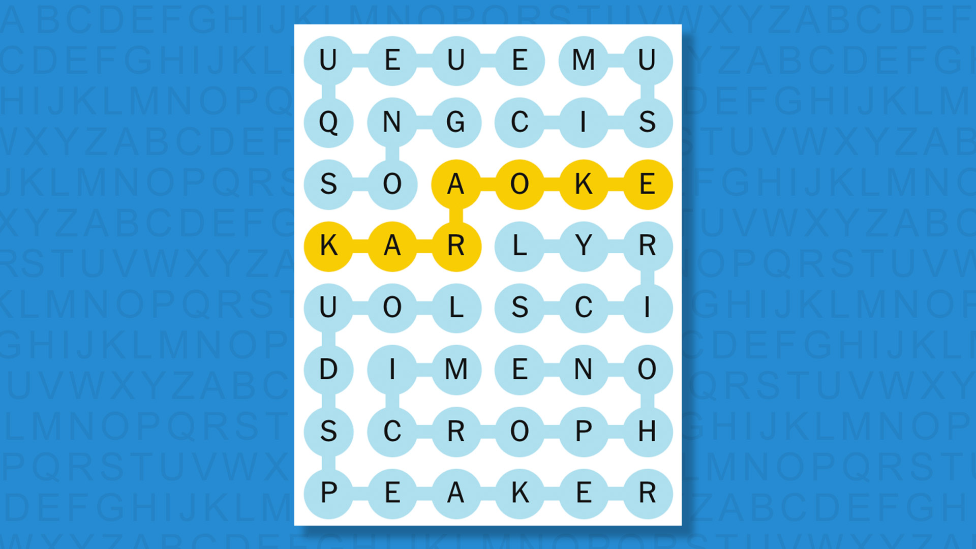 NYT Strands answers for game 832 on a blue background