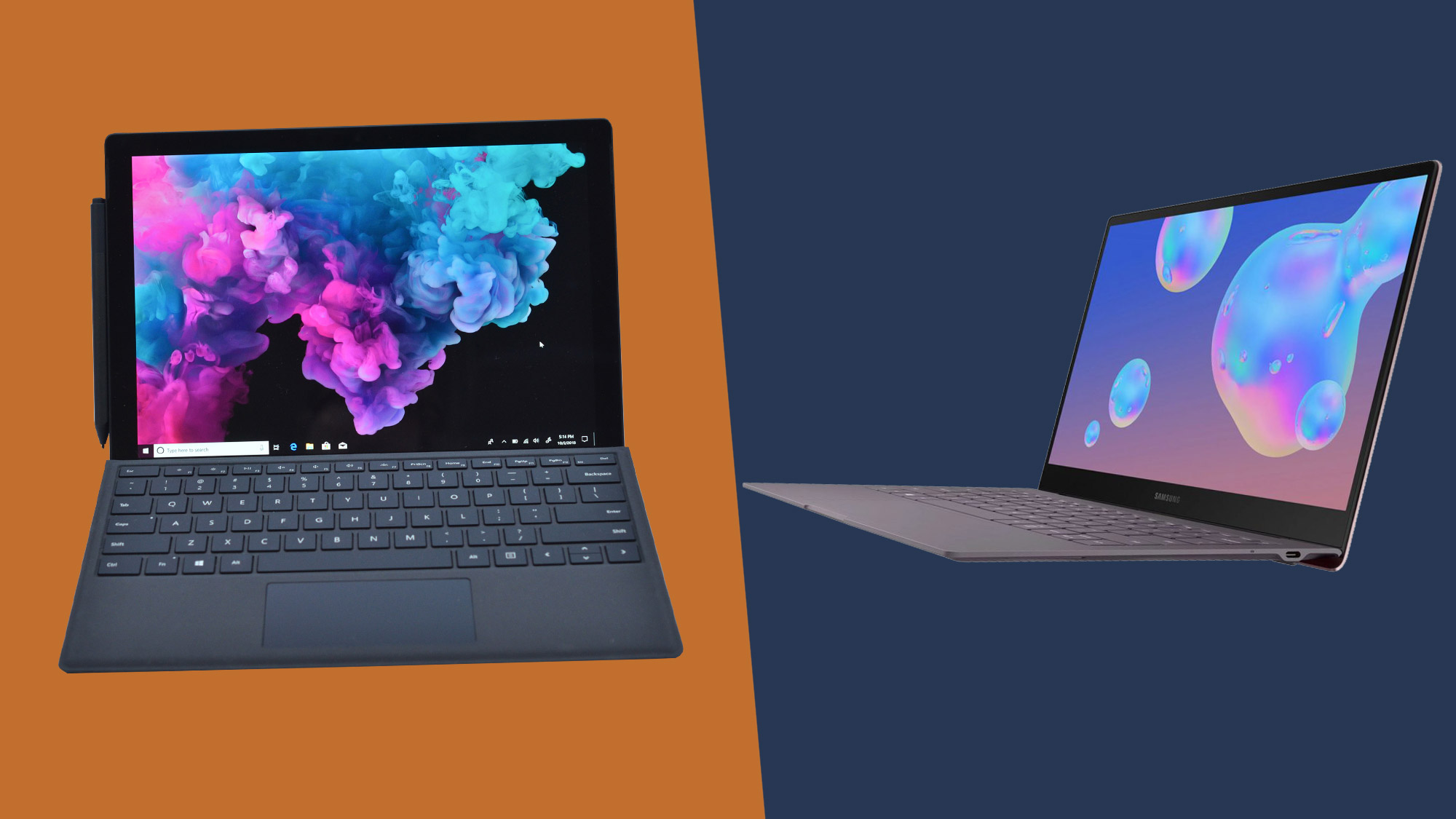 Samsung Galaxy Book S vs Microsoft Surface Pro 6