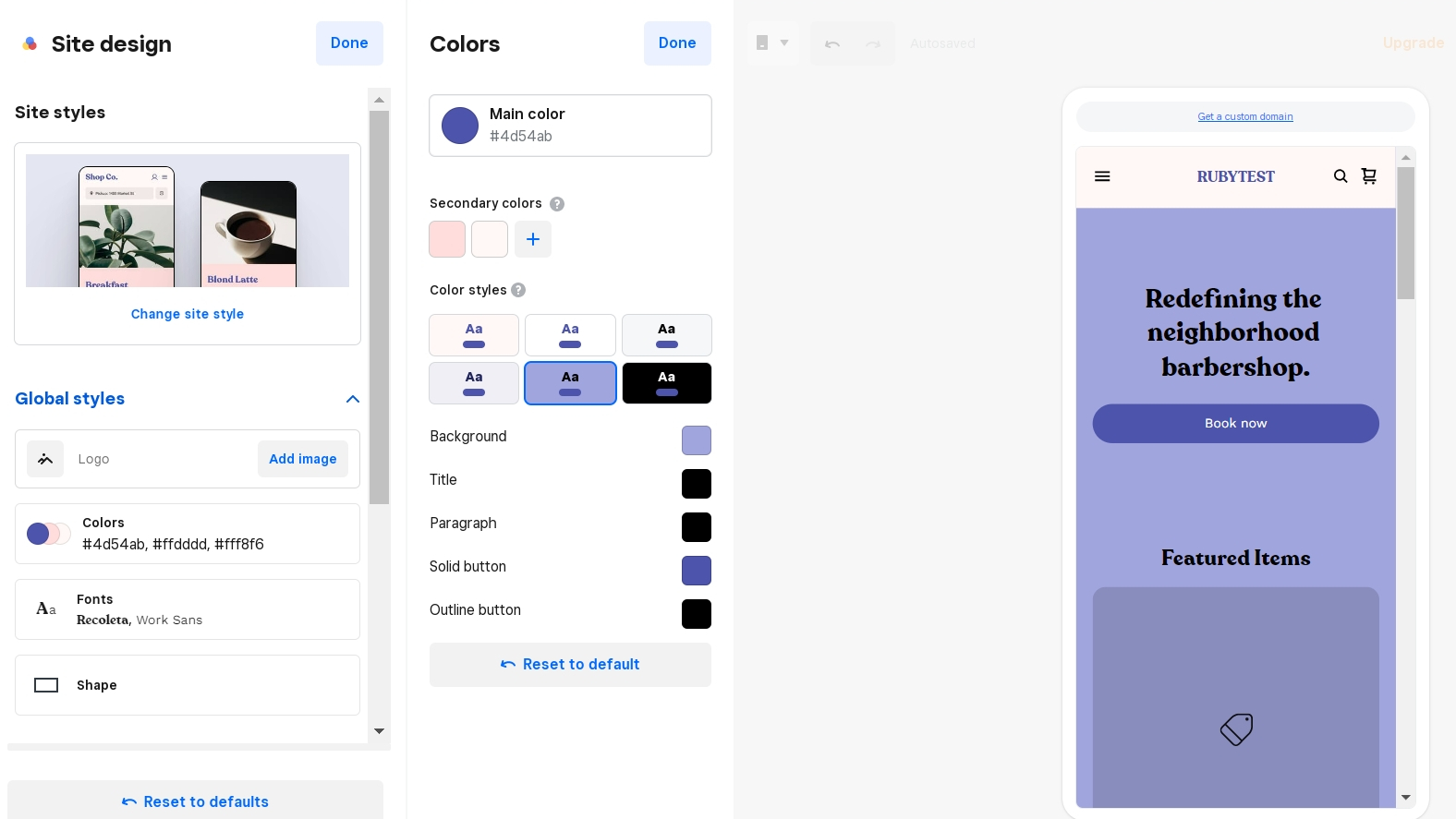 Square dashboard