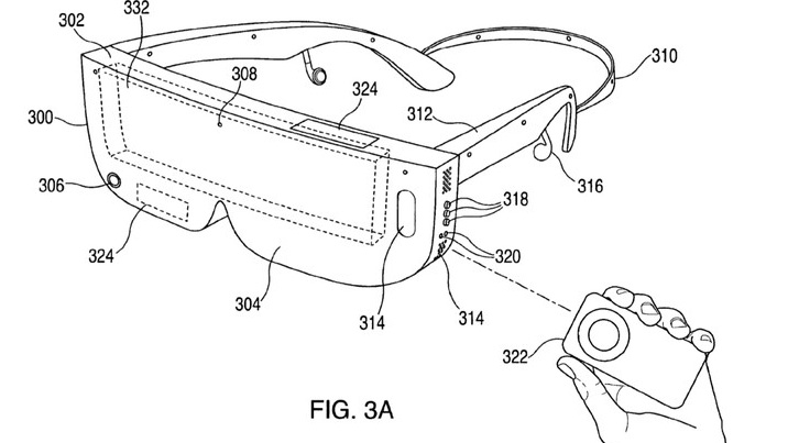 Apple's VR glasses patent design | Credit: United States Patent and Trademark Office
