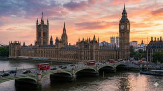 An AI generated image of the UK Parliament