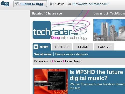Digg bar available by putting digg.com/ in front of any URL