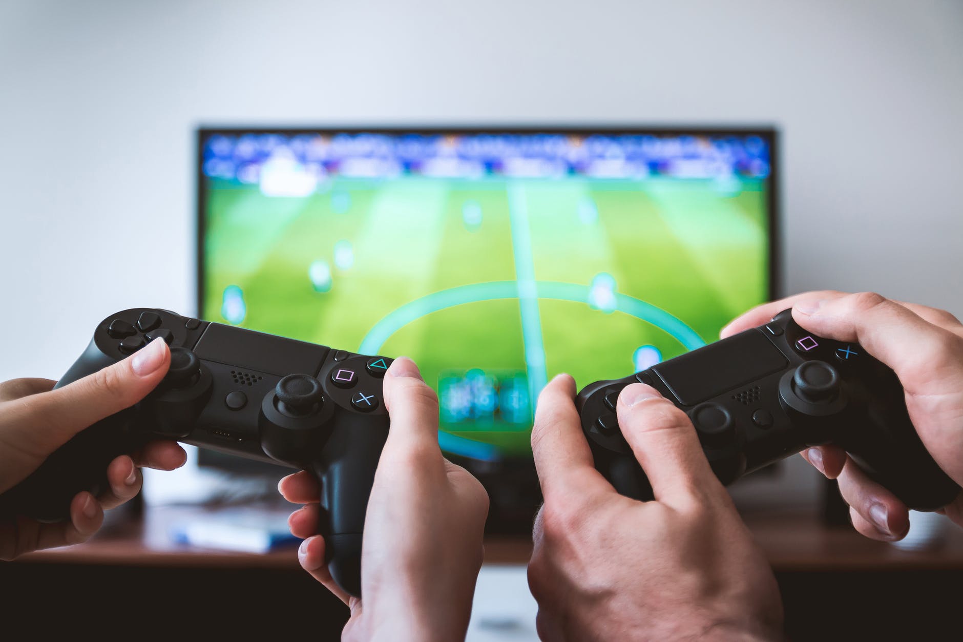 a photo of the playstation dualshock controller