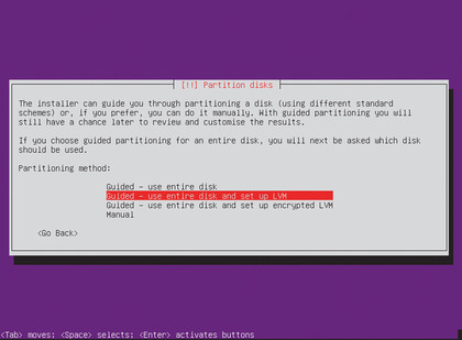 Partition disks