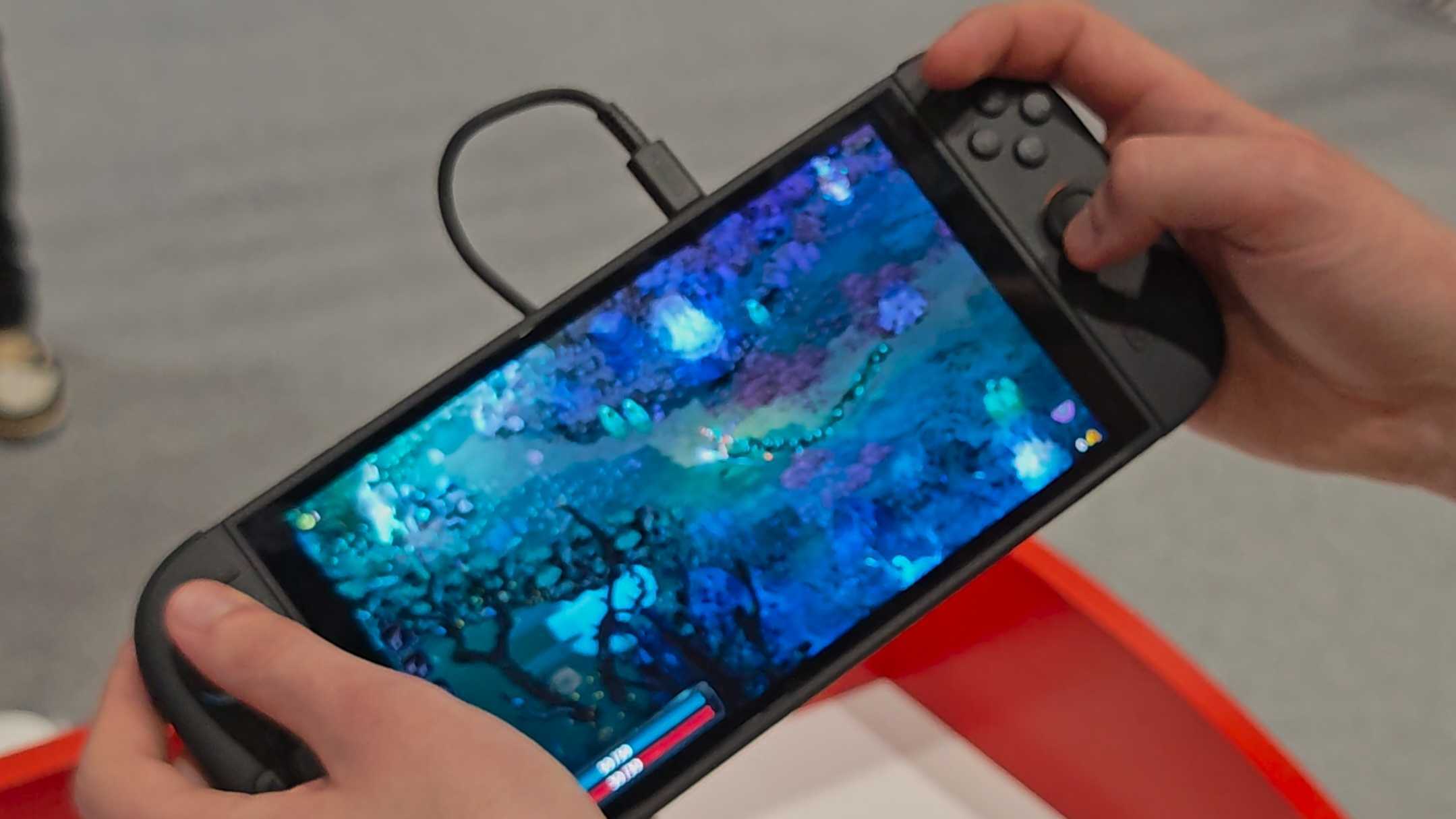 Hades 2 on a Nintendo Switch 2.