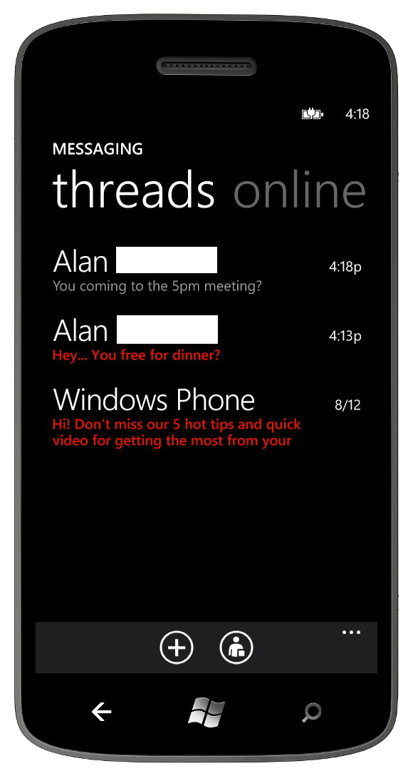 Windows phone 7.5 mango