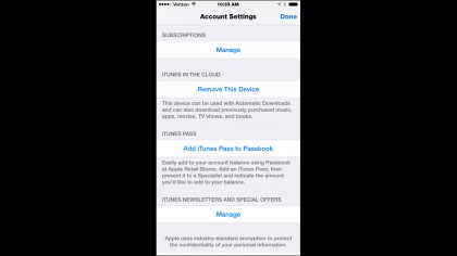 Manage iTunes Subscriptions