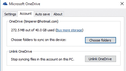 6. Disable OneDrive