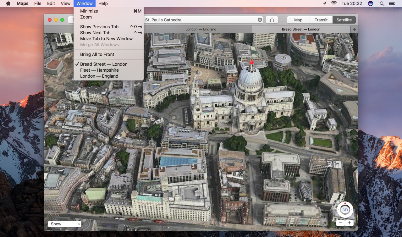 Use macOS tabs