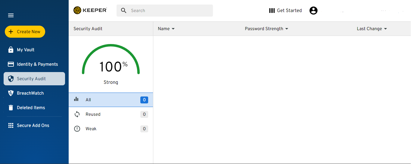 1Password vs Keeper: Keeper password audit