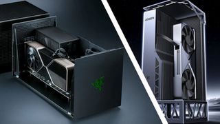Renders of eGPU docks