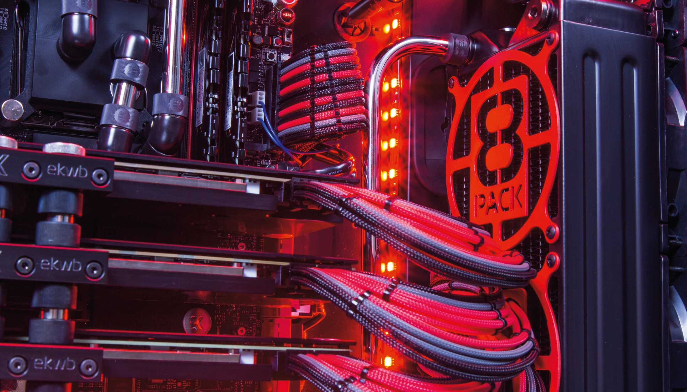One of 8 Pack&amp;rsquo;s stunning hard-piped copper tubing builds. An excellent example of what you can do aesthetically to make your build shine