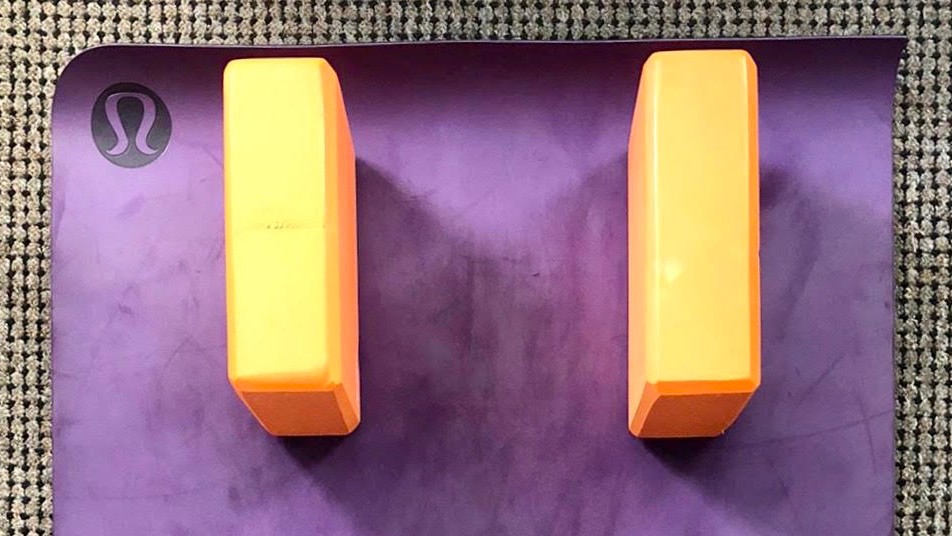 MiraFit yoga block on mat