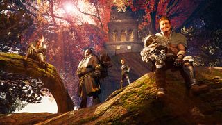 The four merry men sitting on a tree