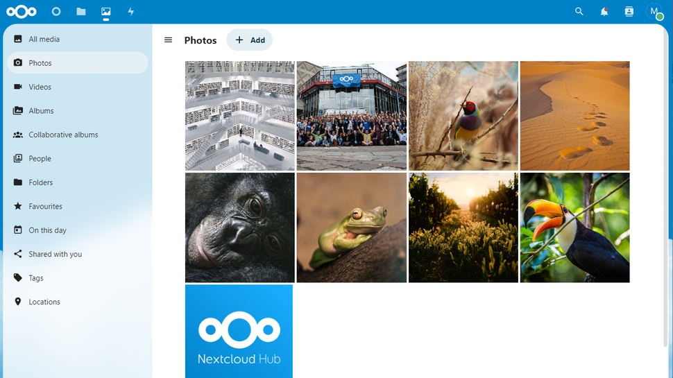Nextcloud photo app