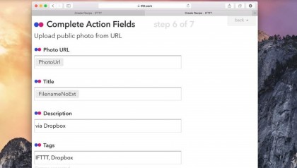 3. Dropbox, IFTTT, Flickr