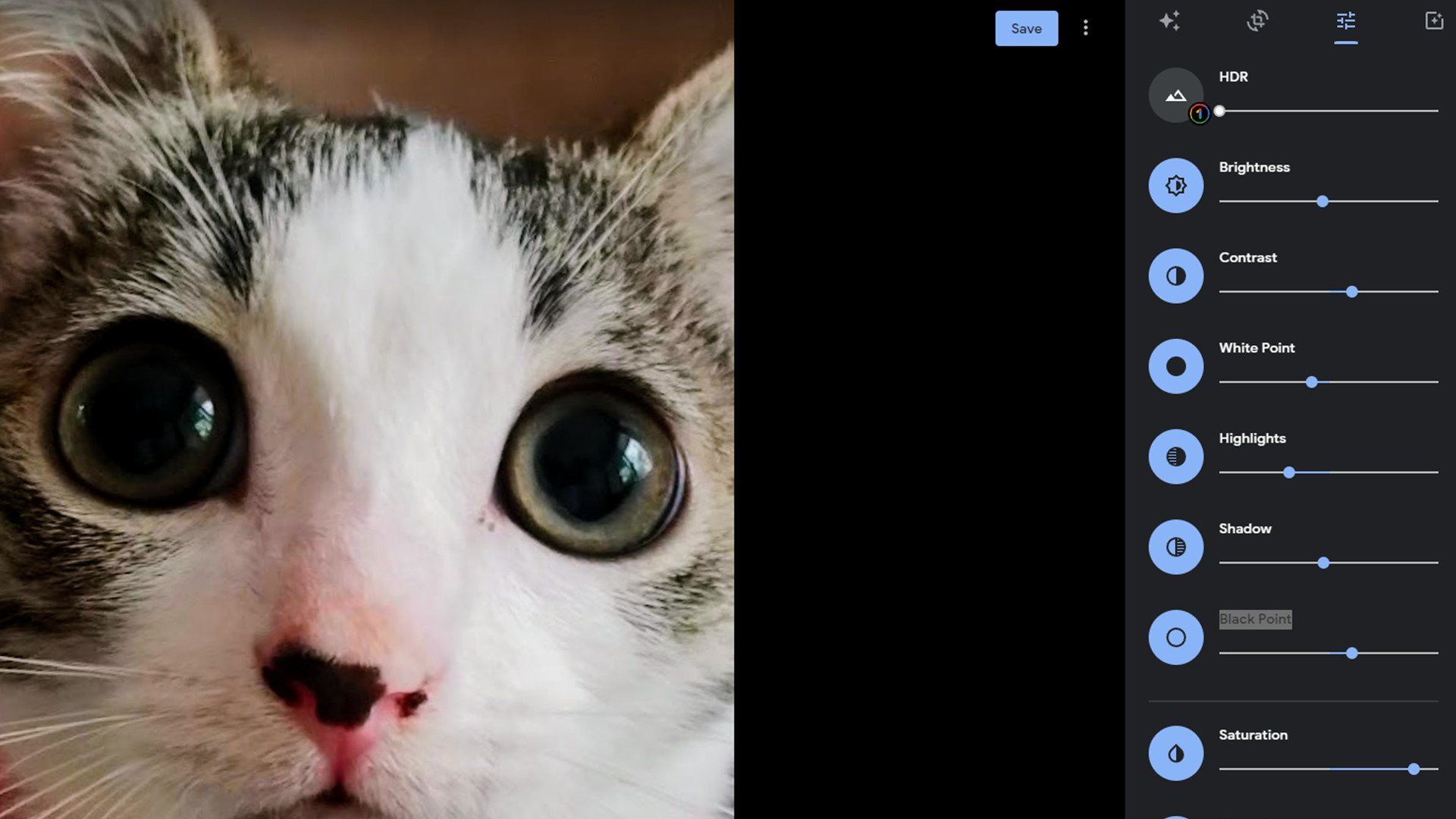 Google Photos new presets
