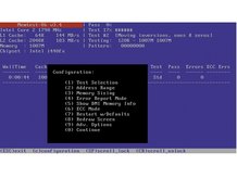 Memtest configuration
