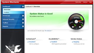 The System Mechanic 'all clear' alert