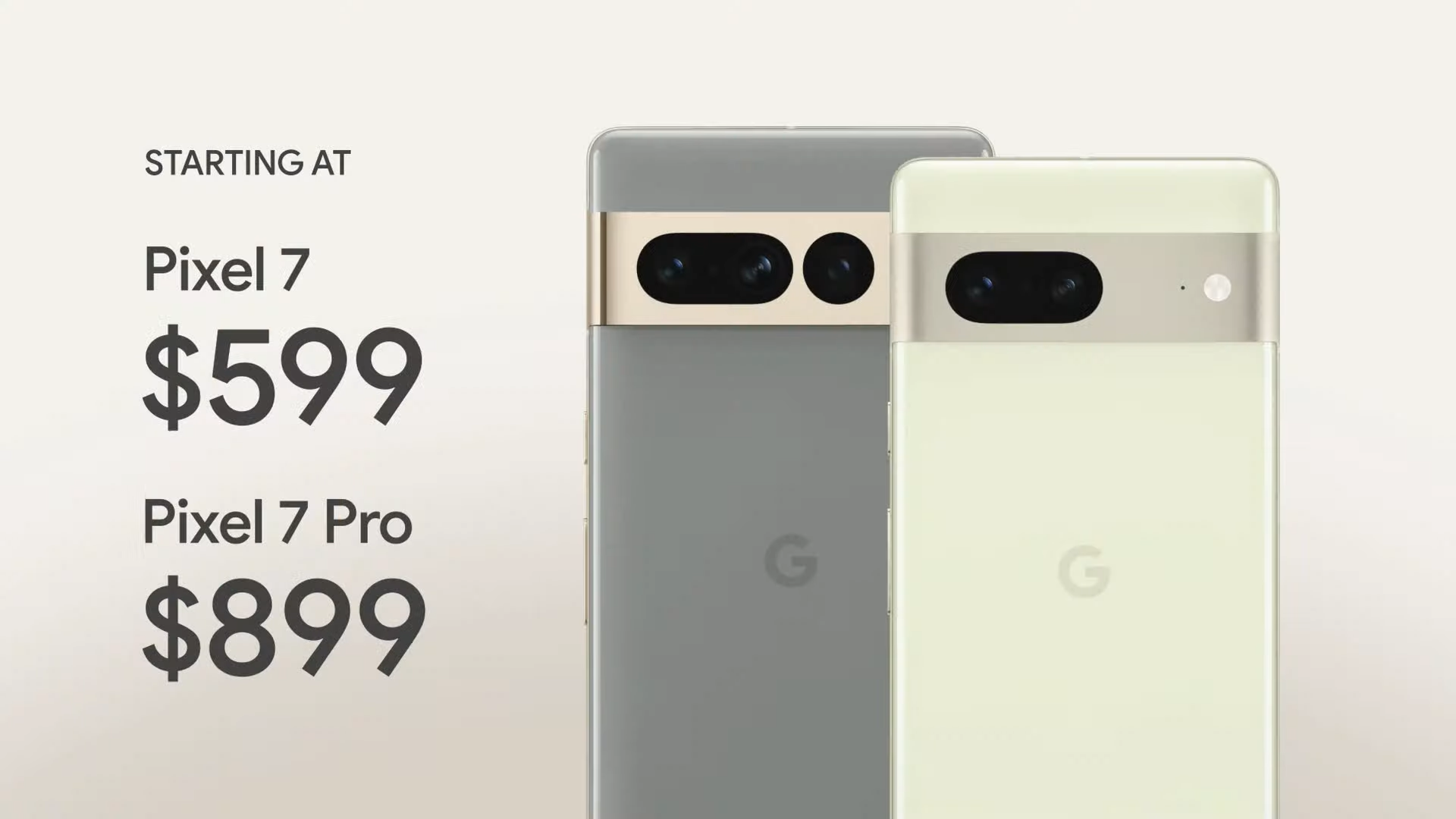 Google Pixel 7 event