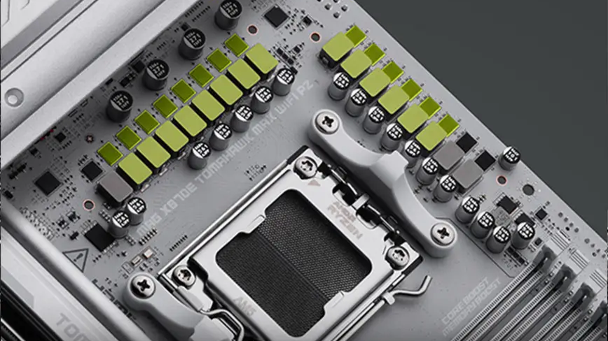 The MSI MAG X870E TOMAHAWK MAX WIFI PZ Motherboard