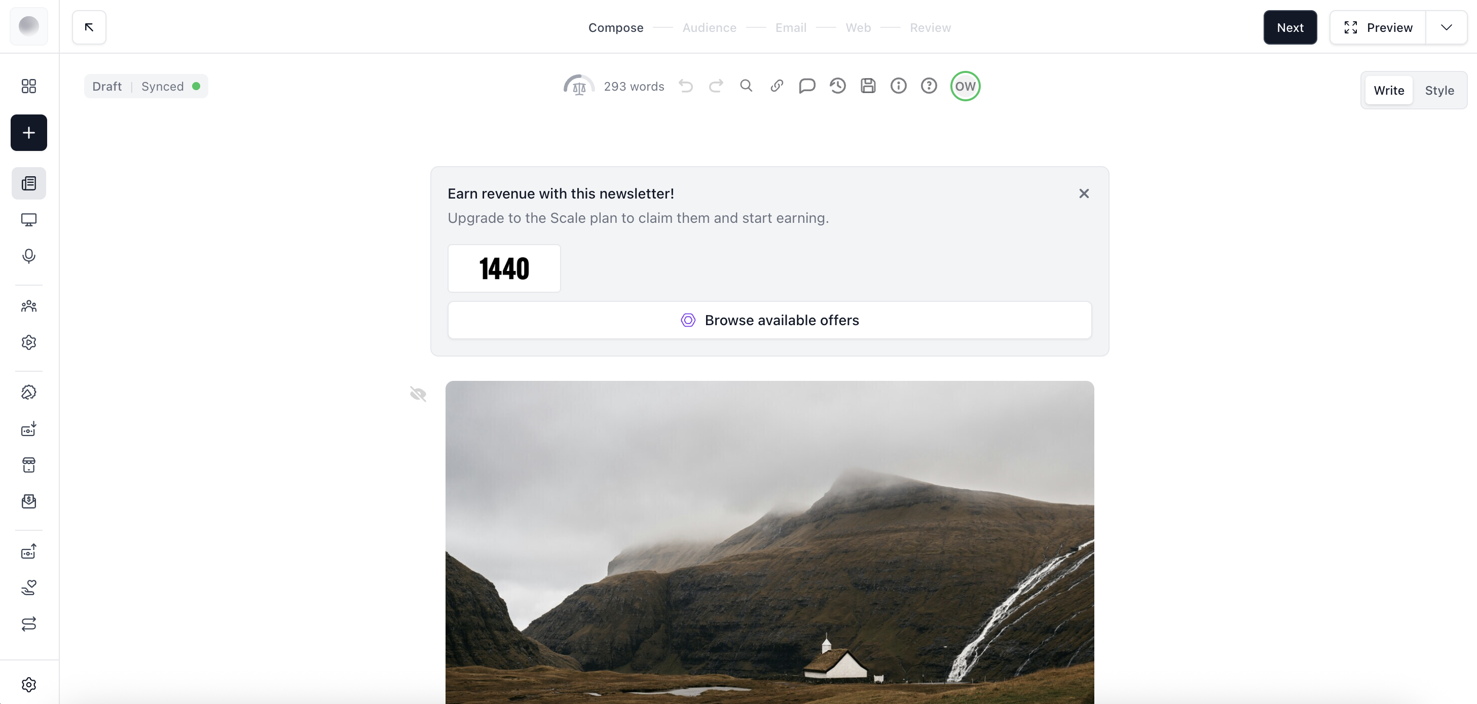 beehiiv screenshot
