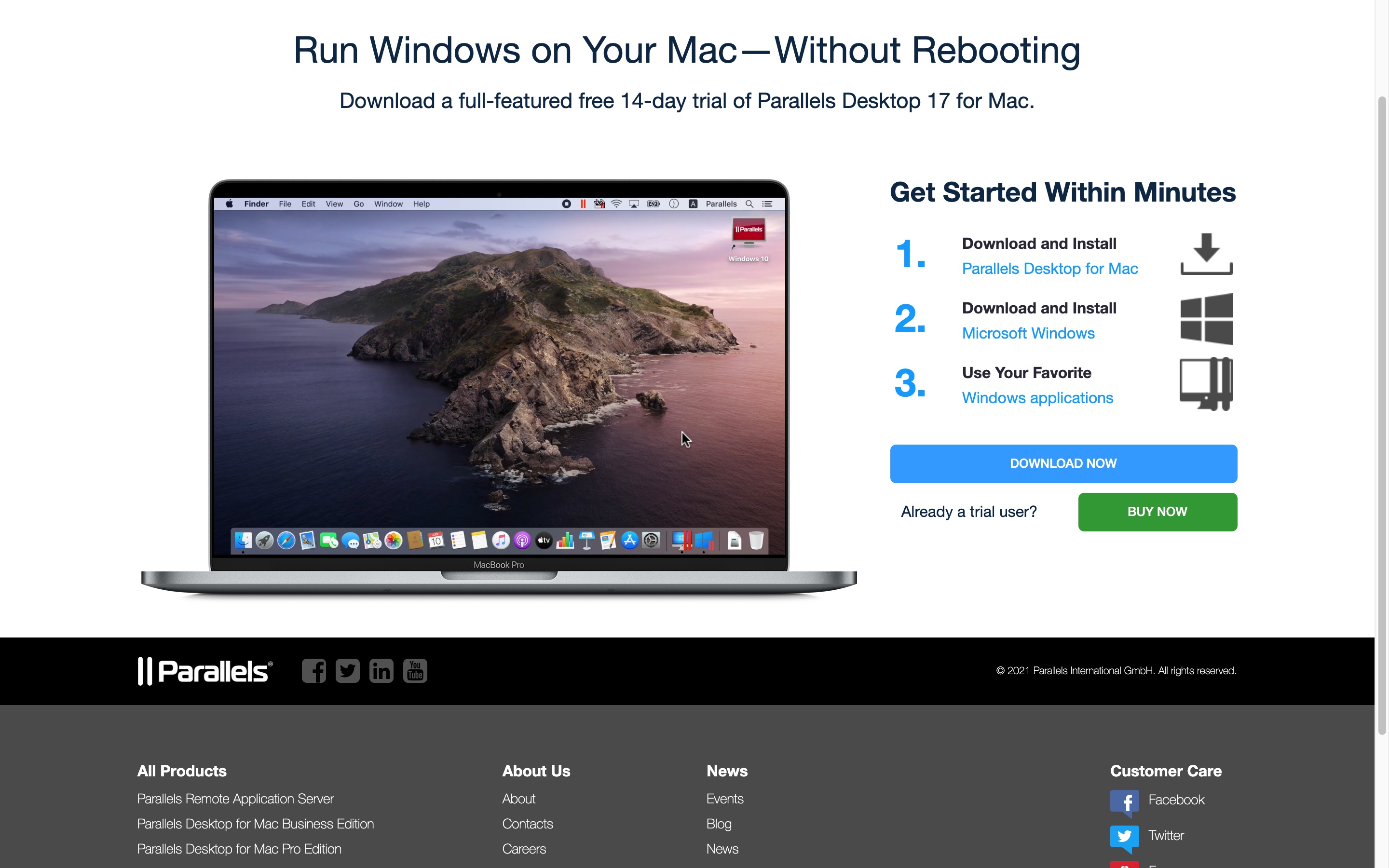How to run Windows 11 in macOS Monterey screenshot