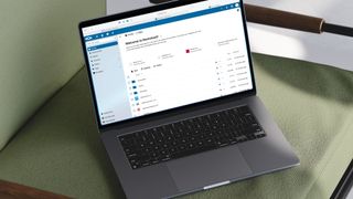 Nextclub Hub on laptop