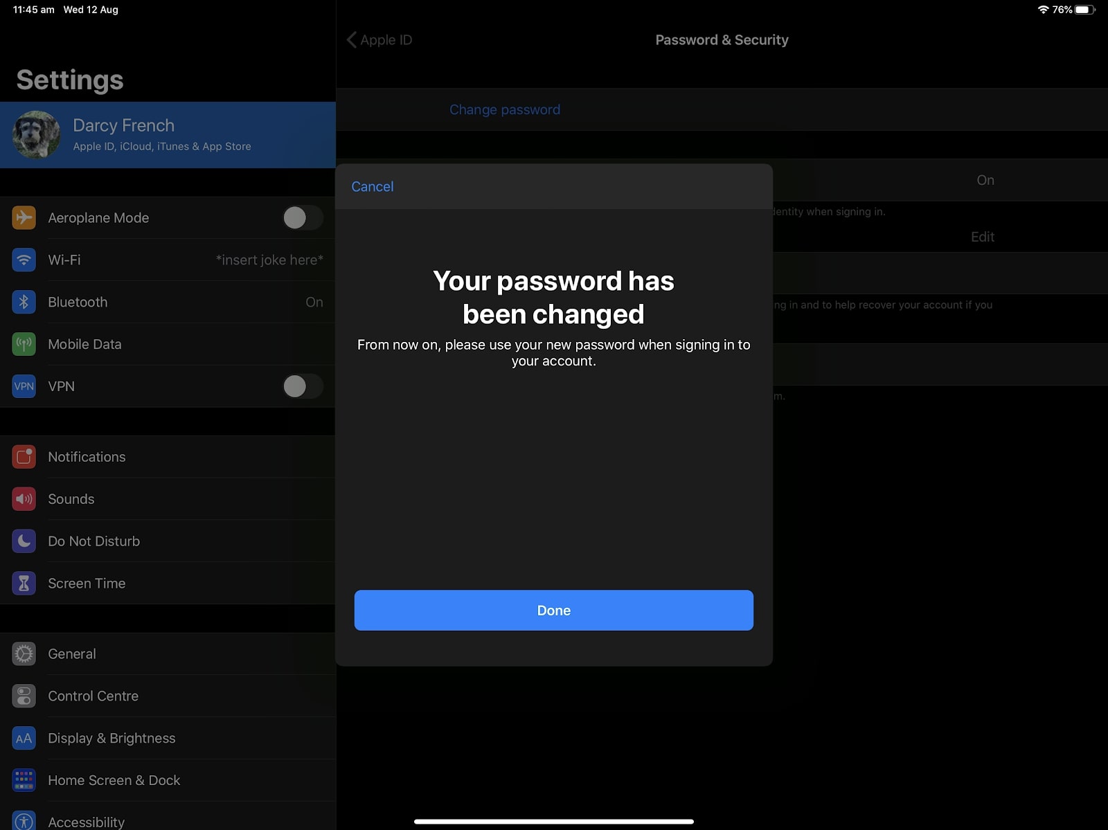 Apple ID Password