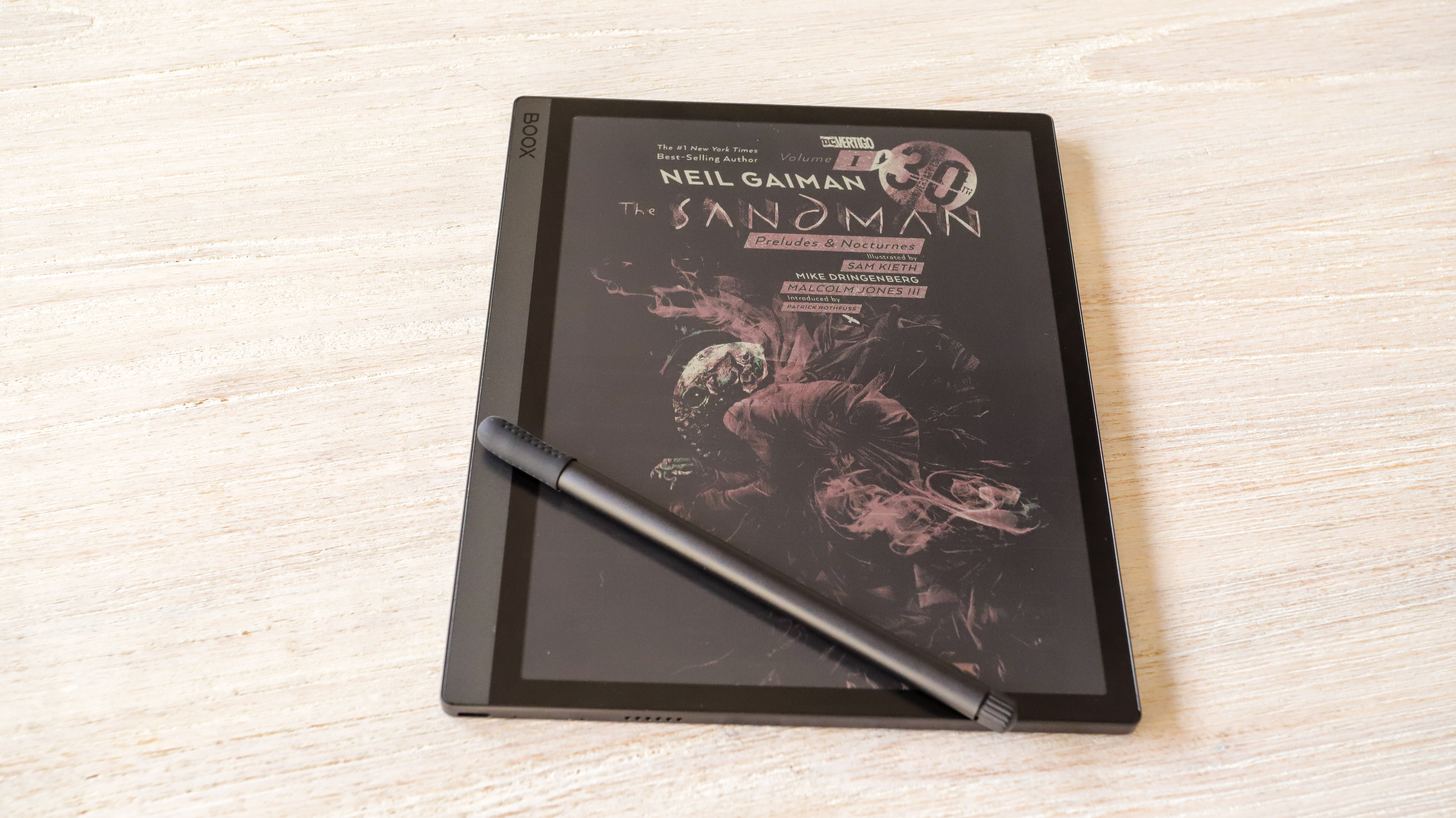 A color page displayed on the Onyx Boox Tab Ultra C
