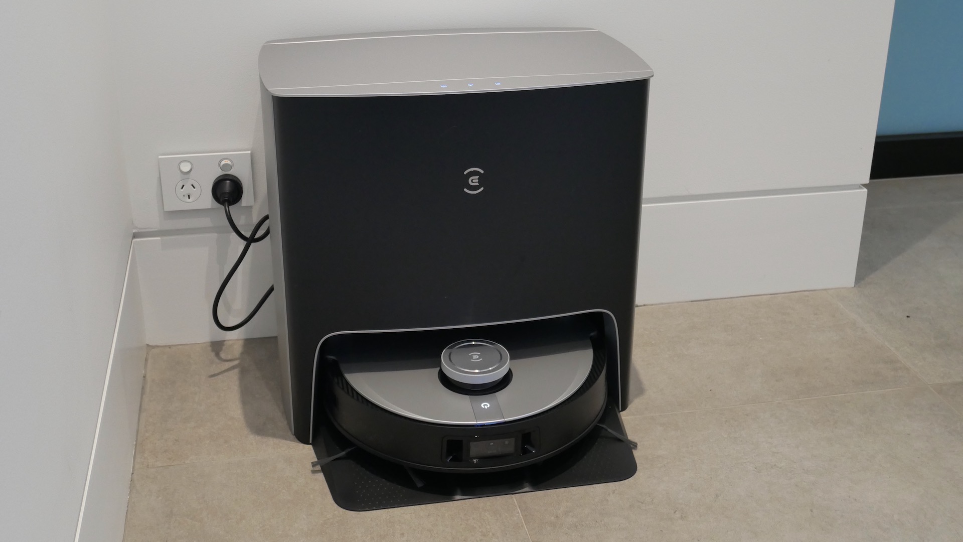Ecovacs Deebot X1 Turbo robot vacuum in charging dock