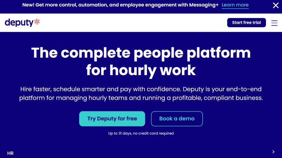 Deputy website screenshot (November 2025).