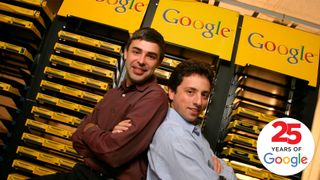 Google founders Larry Page and Sergey Brin