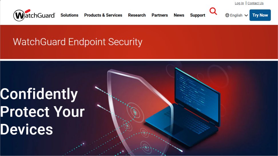 WatchGuard website screenshot (September 2025).