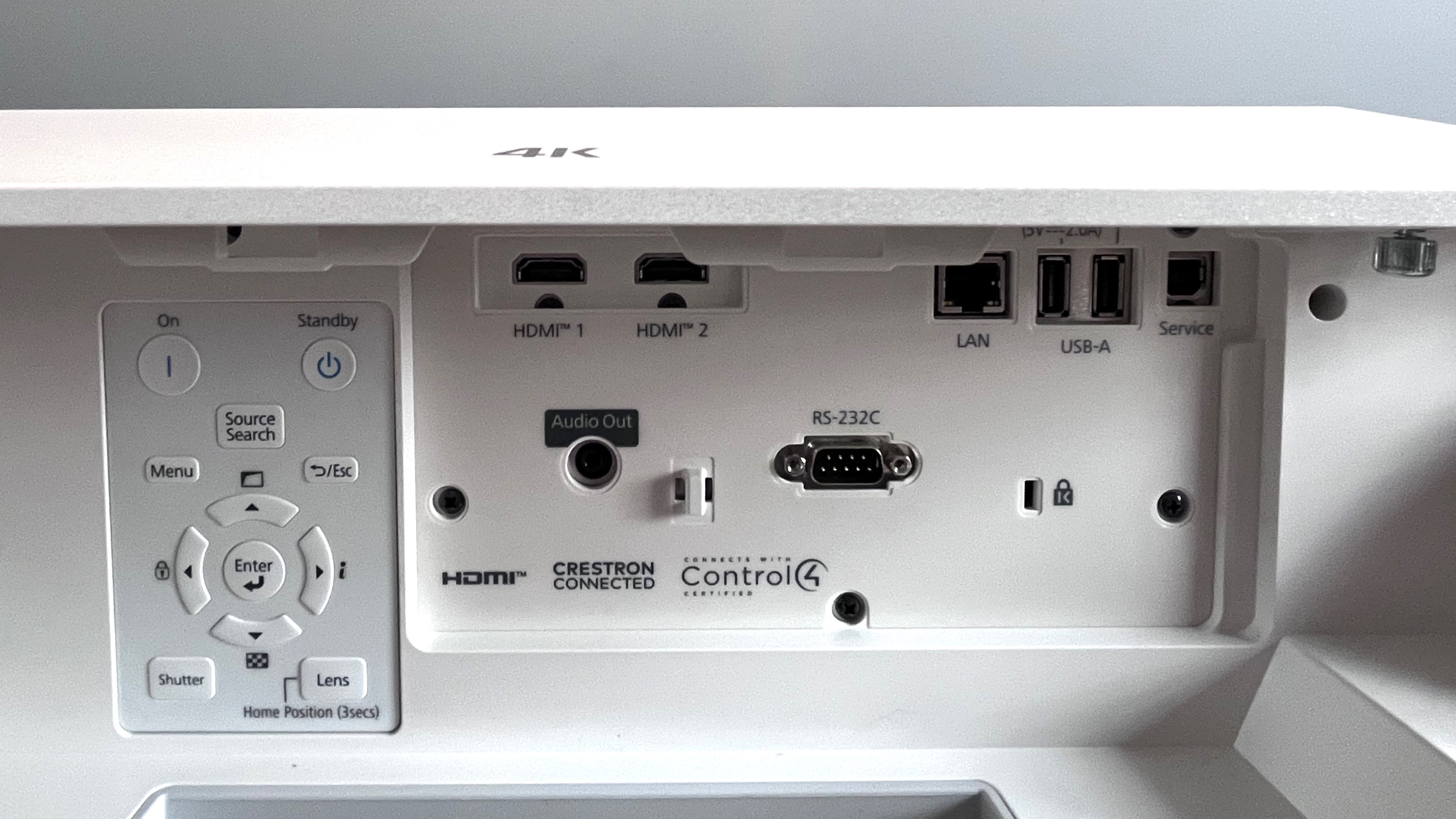 Epson QL7000 rear panel ports