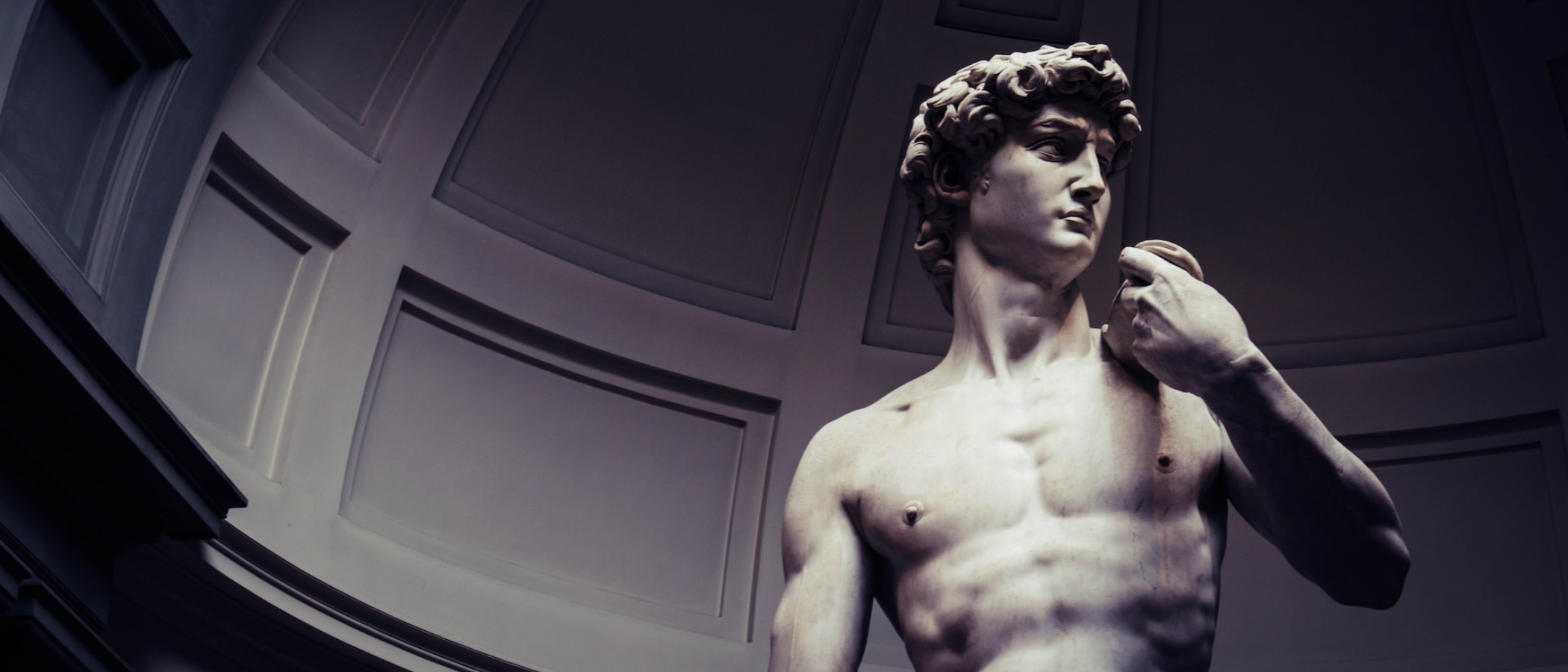 Michelangelo's David in situ