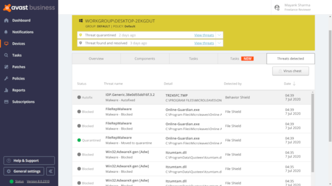 Avast Business Antivirus Pro Plus 4