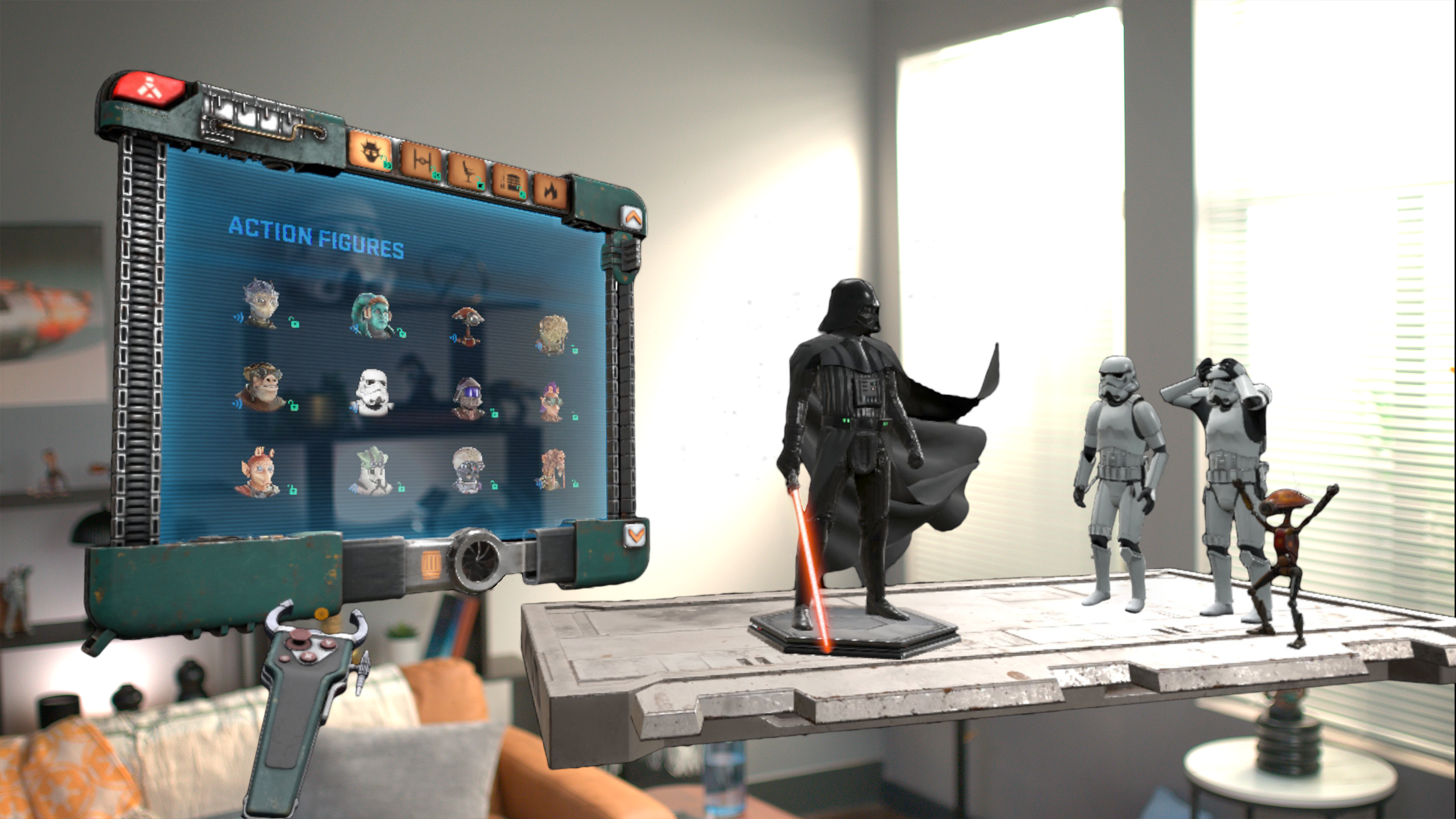 Star Wars: Beyond Victory gameplay showing of mixed reality podracing and playset features
