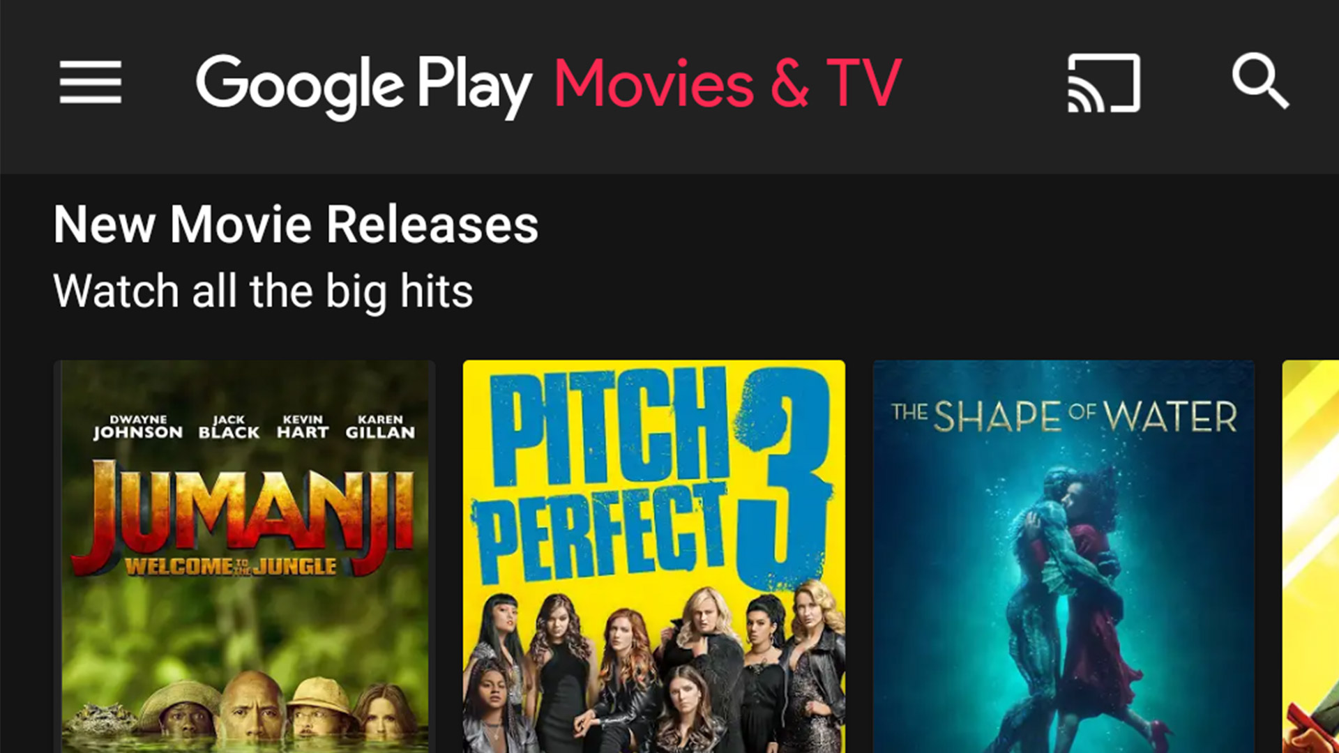 A screenshot of the Google Play app
